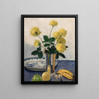 Olle Hjortzberg - Stilleben met gula rosor Still life with yellow roses.webp