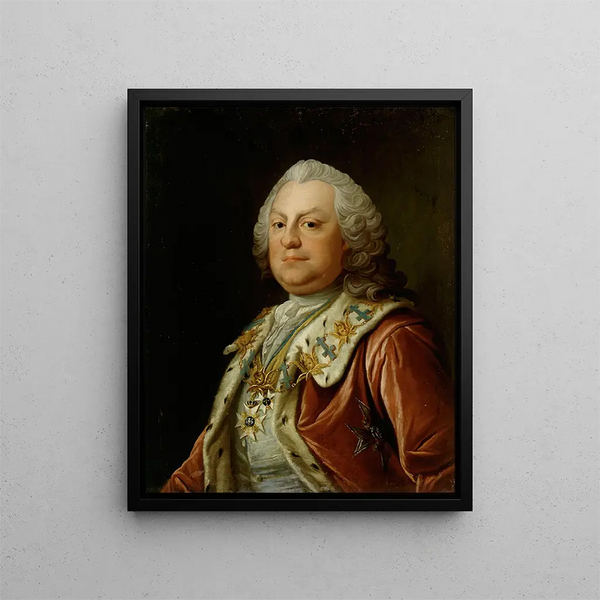 Baron Nils Palmstjerna - Olof Arenius — framed artwork on a wall