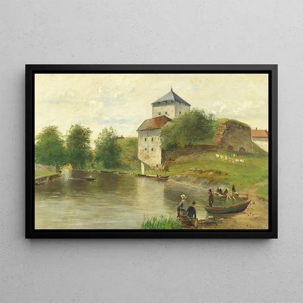 Nyköpingshus - Olof Hermelin — framed artwork on a wall