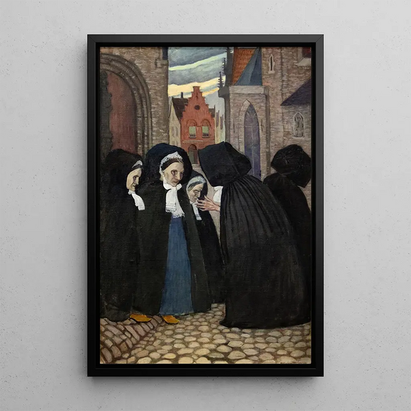 Bruges Painting - Olof Sager-Nelson — framed artwork on a wall