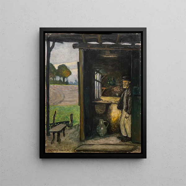 Tavarn in Clamart - Olof Sager-Nelson — framed artwork on a wall