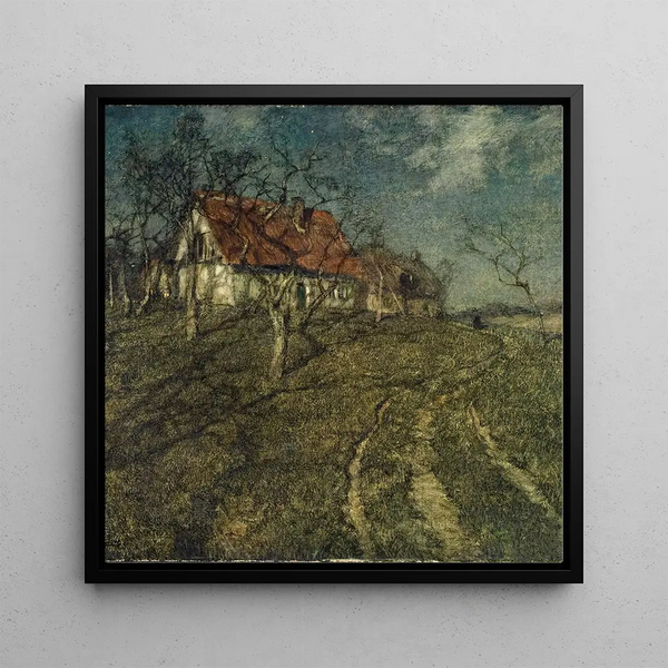 Shadows - Frits Thaulow — framed artwork on a wall