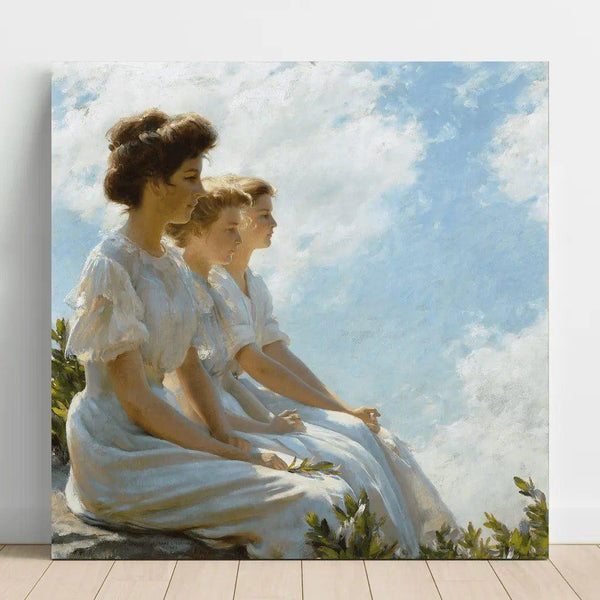 Reproduction of the painting On the Heights - Charles Courtney Curran