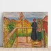 Reproduction of the painting On the Veranda - Edvard Munch