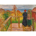 Reproduction of the painting On the Veranda - Edvard Munch