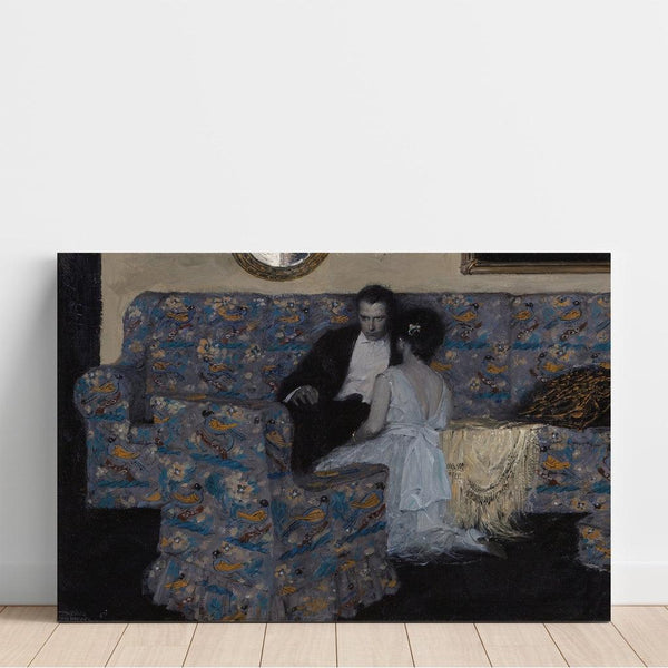 Reproduction of the painting Options - Dean Cornwell