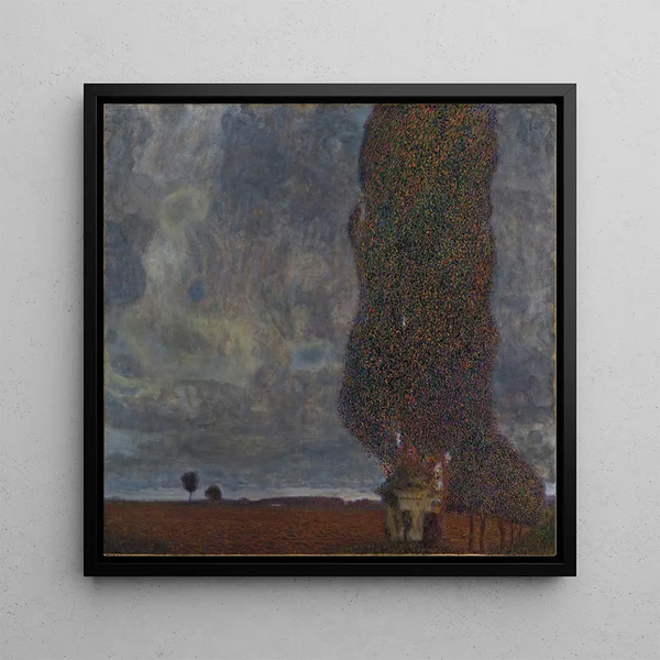 Storm Approaching The Big Poplar II - Gustav Klimt — wall display of the artwork