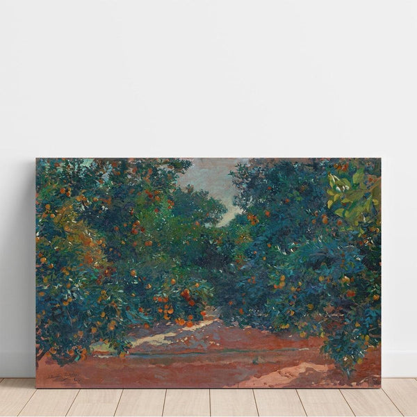 Reproduction of the painting Orange Trees in Alcira - Joaquín Sorolla