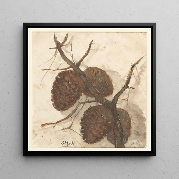 Oranges on a Branch - Sientje Mesdag Van Houten — wall display of the artwork