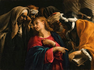 The Christ among the Doctors - Orazio Borgianni — artwork view