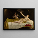 Danaé and the Golden Rain - Orazio Gentileschi — framed artwork on a wall