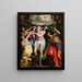 The Baptism of Christ - Orazio Samacchini — framed artwork on a wall