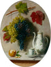 a Still Life with Grapes and a Teapot - Oreste Costa — artwork view