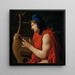 Orpheus at the Tomb of Eurydice - Johann Peter Krafft — framed artwork on a wall