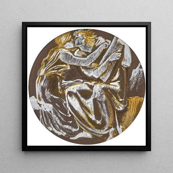 Orpheus and Eurydice Reunited - Sir Edward Coley Burne-Jones — wall display of the artwork