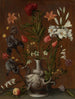 Flowers in a grotesque vase - Orsola Maddalena Caccia — artwork view