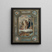Allégorie du mariage - Oscar Pierre Mathieu — framed artwork on a wall