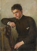 Portrait Painting of Hermann Dischler - Oscar Arthur Bluhm — artwork view