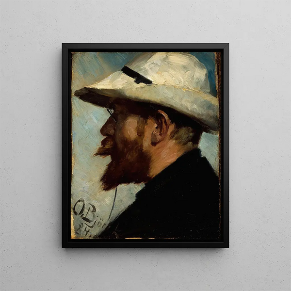 P. S. Finished - Oscar Björck — framed artwork on a wall