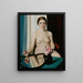 La rose artificielle - Oscar Ghiglia — framed artwork on a wall