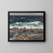The Sea Near Christians - Oscar Hullgren — framed artwork on a wall