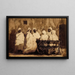 Arabes devant un café à Biskra - Oscar Parviainen — framed artwork on a wall