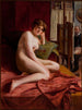 Pendant la pose - Oscar Pereira da Silva — artwork view