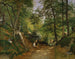 Summer landscape painting near Fontainebleau - Oscar Trn — artwork view
