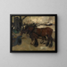 at the port - Oscar Verpoorten — framed artwork on a wall