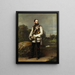 Prince heir Frédéric-Guillaume of Prussia - Oskar Begas — framed artwork on a wall