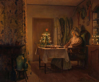 Christmas Painting - Oskar Freiwirth-Lützow — artwork view