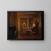 Christmas Painting - Oskar Freiwirth-Lützow — framed artwork on a wall
