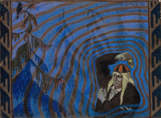 Kalevipoeg with the bell - Oskar Kallis — artwork view