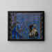 Kalevipoeg with the bell - Oskar Kallis — framed artwork on a wall