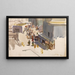 Kairouan Painting - Oskar Laske — framed artwork on a wall