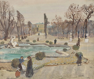 Winter at Schönbrunn - Oskar Laske — artwork view