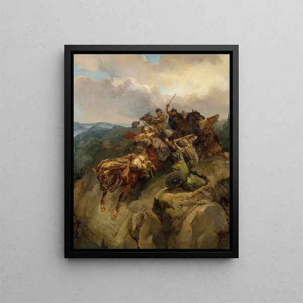 The King Erik Väderhatt - Oskar Leonard Anderson — framed artwork on a wall