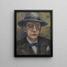 Anton Kuh - Oskar Moll — framed artwork on a wall