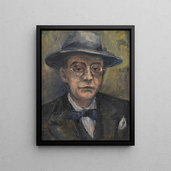 Anton Kuh - Oskar Moll — framed artwork on a wall