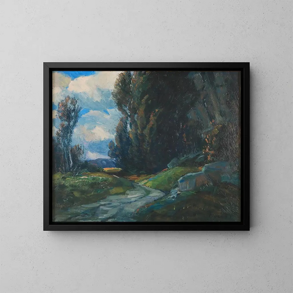 Path of Solitude - Oskar Mulley — framed artwork on a wall