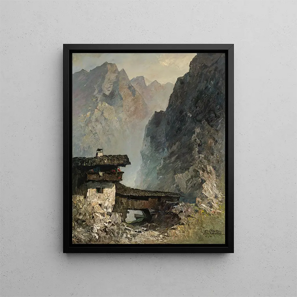 In the High Valley - Oskar Mulley — framed artwork on a wall