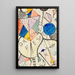 Festival of the Dragon - Oskar Schlemmer — framed artwork on a wall