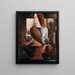 Trois avant l'ombre - Oskar Schlemmer — framed artwork on a wall