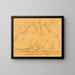 Duo - Oskar Schlemmer — framed artwork on a wall
