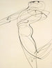 Figure se penchant en arrière - Oskar Schlemmer — artwork view