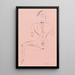 Figure H 2 - Oskar Schlemmer — framed artwork on a wall
