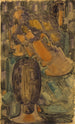 Group of four with diagonal profile - Oskar Schlemmer — artwork view