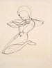 Kneeling figure painting - Oskar Schlemmer — artwork view