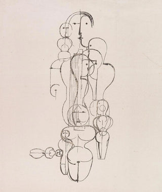 Oskar Schlemmer - Konzentrische Gruppe Figurenplan K1.webp