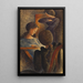 Group sedentary - Oskar Schlemmer — framed artwork on a wall